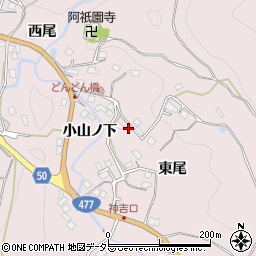 京都府南丹市八木町神吉東尾周辺の地図