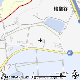 千葉県南房総市検儀谷75周辺の地図