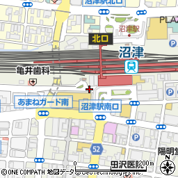 沼津駅南口公衆トイレ周辺の地図