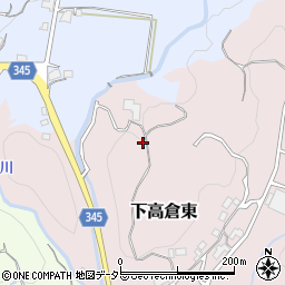 岡山県津山市下高倉東2021周辺の地図