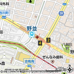 野並駅 愛知県名古屋市天白区 駅 路線図から地図を検索 マピオン
