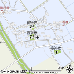 滋賀県近江八幡市千僧供町170周辺の地図