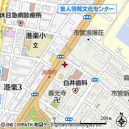 ＥＮＥＯＳ新港陽町ＳＳ周辺の地図