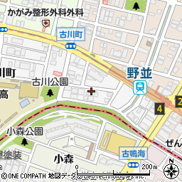 愛知県名古屋市天白区古川町周辺の地図