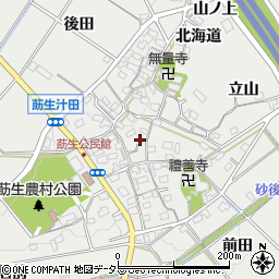 愛知県みよし市莇生町小金下周辺の地図