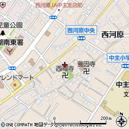 滋賀県野洲市西河原644周辺の地図