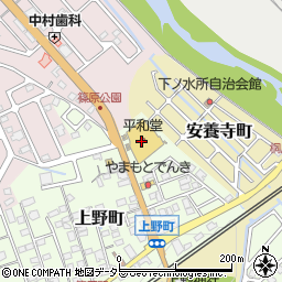 滋賀銀行平和堂篠原店 ＡＴＭ周辺の地図