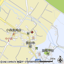 滋賀県東近江市中小路町48周辺の地図