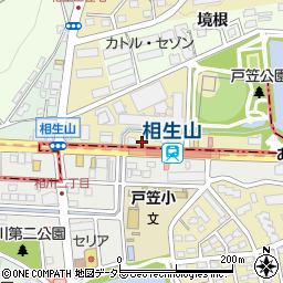 リパーク相生山駅前駐車場周辺の地図