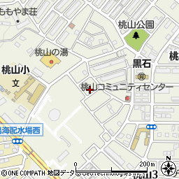 愛知県名古屋市緑区桃山4丁目504周辺の地図