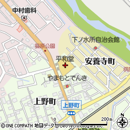 関西みらい銀行平和堂篠原店１階 ＡＴＭ周辺の地図
