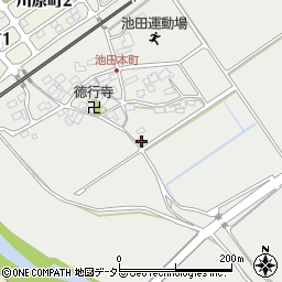 滋賀県近江八幡市池田本町230周辺の地図