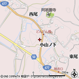 京都府南丹市八木町神吉小山ノ下周辺の地図