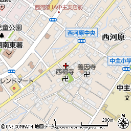 滋賀県野洲市西河原641周辺の地図
