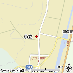 兵庫県丹波篠山市小立25周辺の地図