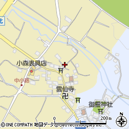 滋賀県東近江市中小路町40周辺の地図