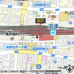 日本一　沼津アントレ店周辺の地図