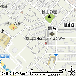 愛知県名古屋市緑区桃山周辺の地図