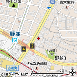 カード・キングダム　名古屋野並店周辺の地図