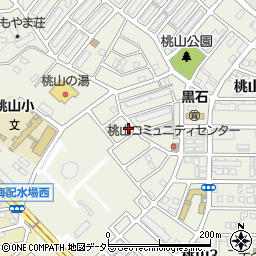 愛知県名古屋市緑区桃山4丁目502周辺の地図