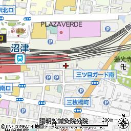 ＮＢパーキング沼津駅前駐車場周辺の地図