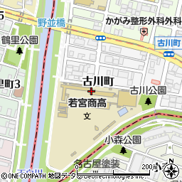 名古屋市立若宮高等特別支援学校周辺の地図