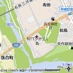 愛知県豊田市荒井町松島302周辺の地図