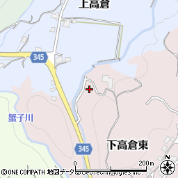 岡山県津山市下高倉東2025-18周辺の地図