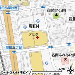 てんてん アピタ名古屋南店周辺の地図