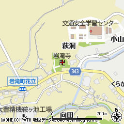 岩滝寺周辺の地図
