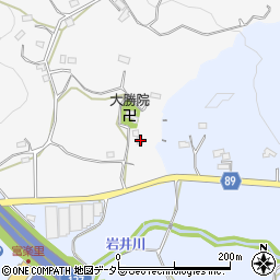 千葉県南房総市検儀谷671周辺の地図