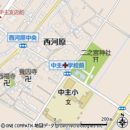 滋賀県野洲市西河原57周辺の地図