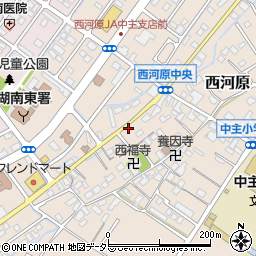 滋賀県野洲市西河原593周辺の地図