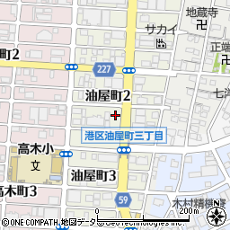 愛知県名古屋市港区油屋町周辺の地図
