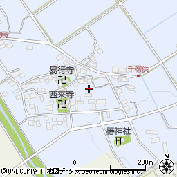 滋賀県近江八幡市千僧供町177周辺の地図