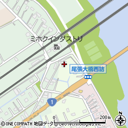 三重県桑名市長島町殿名581-4周辺の地図