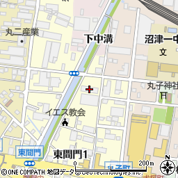 伊豆箱根鉄道の居宅介護支援事業所 エミーズ東間門周辺の地図