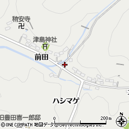 愛知県豊田市池田町前田338周辺の地図