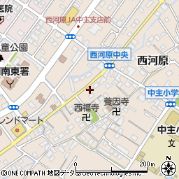 滋賀県野洲市西河原594周辺の地図