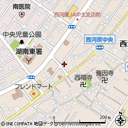 滋賀県野洲市西河原2432周辺の地図