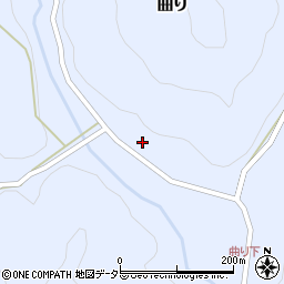 岡山県真庭市曲り478周辺の地図
