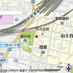 静岡県沼津市三芳町周辺の地図