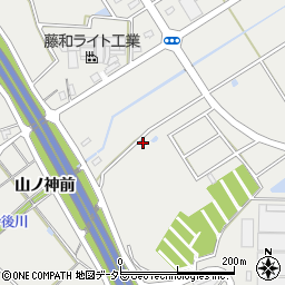 愛知県みよし市莇生町辰己山1周辺の地図