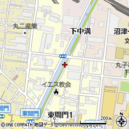 丸子橋周辺の地図