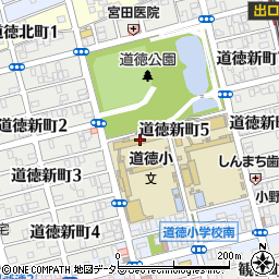 名古屋市立道徳小学校周辺の地図