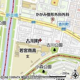 愛知県名古屋市天白区古川町64周辺の地図