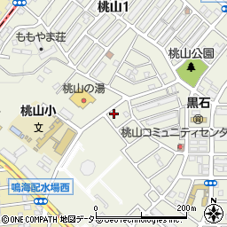 愛知県名古屋市緑区桃山4丁目408周辺の地図