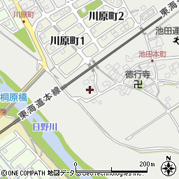 滋賀県近江八幡市池田本町302周辺の地図