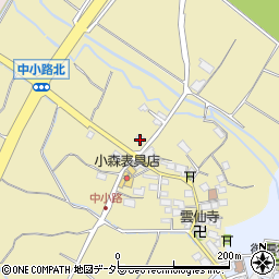 滋賀県東近江市中小路町173周辺の地図