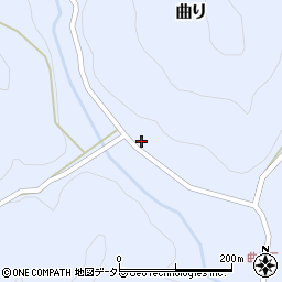 岡山県真庭市曲り533周辺の地図